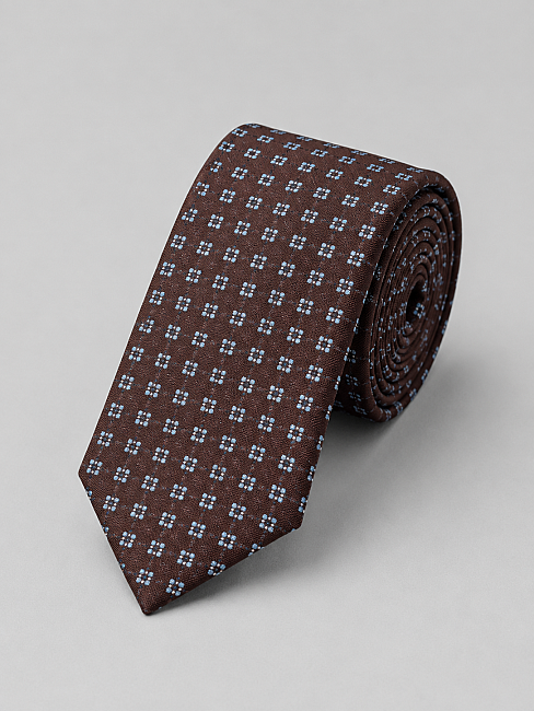 Silk Tie Mendil Suit Brown (0)