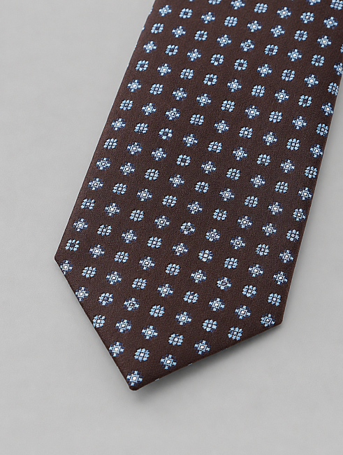Silk Tie Mendil Suit Brown (3)