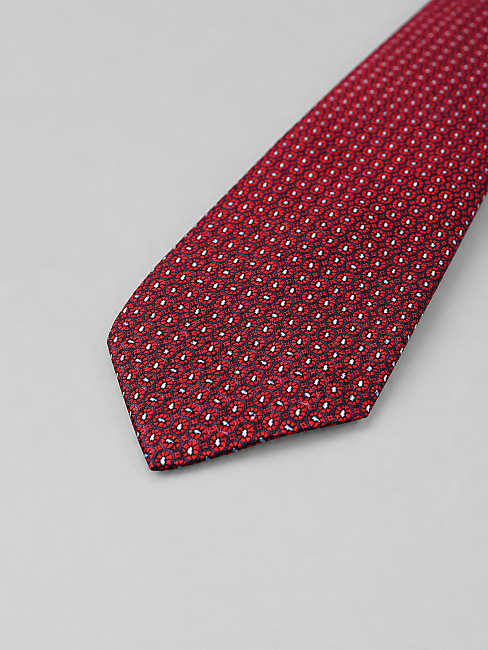 Silk Tie Mendil Suit Red (2)