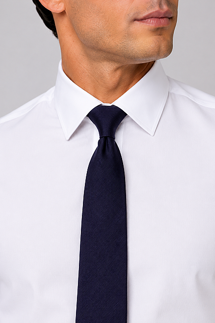 Silk Tie Mendil Suit Navy (2)