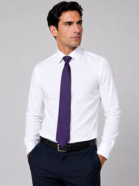 Silk Tie Mendil Suit Lila (1)