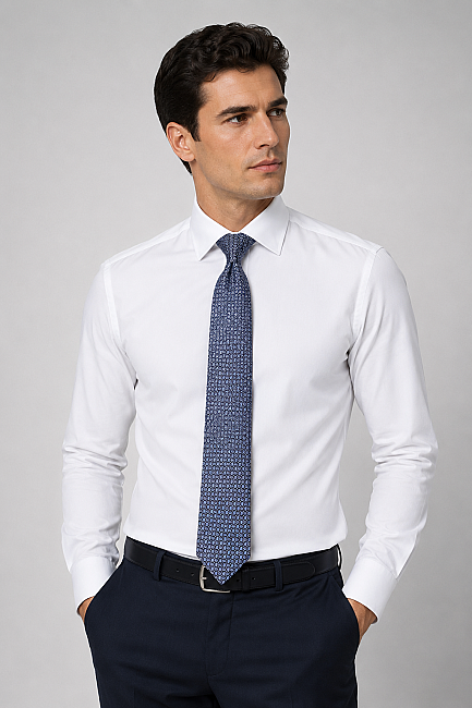 Silk Tie Mendil Suit Blue (1)