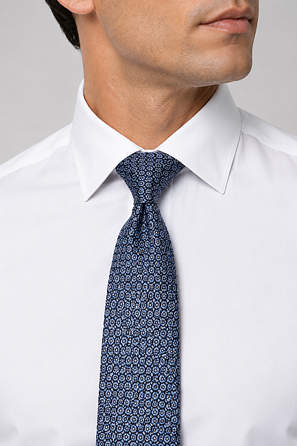 Silk Tie Mendil Suit Blue (2)