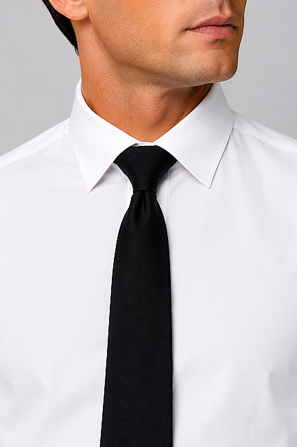 Silk Tie Mendil Suit Black (2)