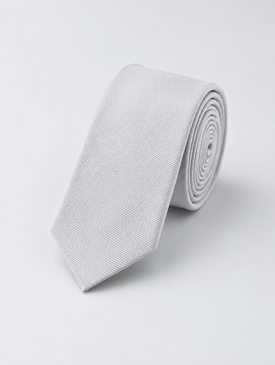 Silk Tie Mendil Suit Taş