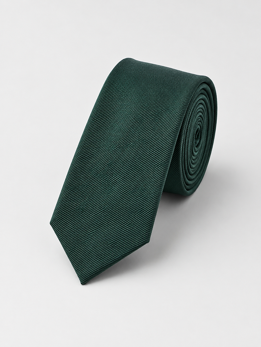 Silk Tie Mendil Suit Green