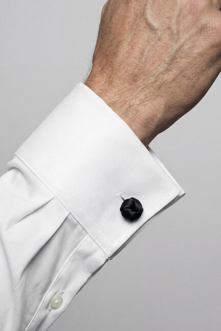 İtalyan Regular Fit Double Manşet Pamuk Beyaz Erkek Gömlek - 5