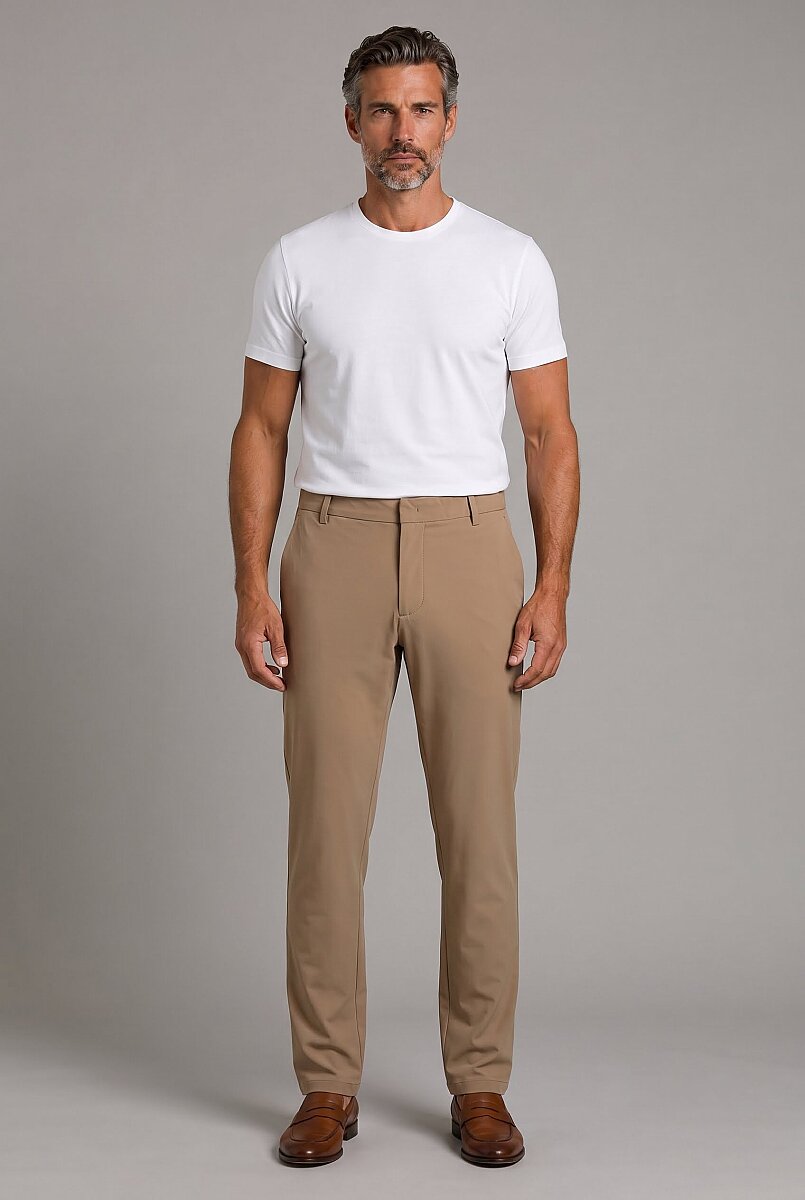 Bej Jogger İpli̇ Spor Pantolon