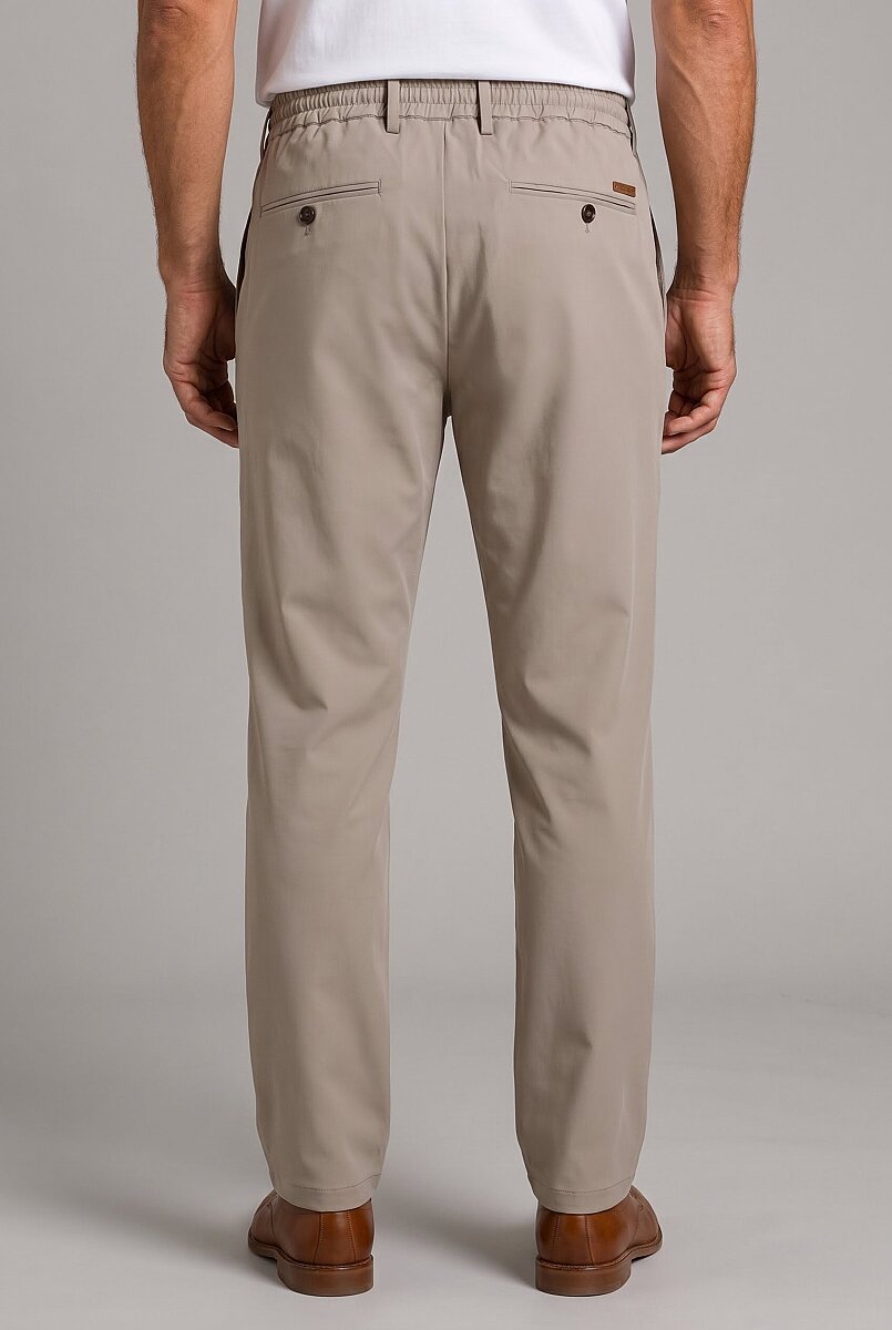 Bej Jogger İpli̇ Pantolon Spor (1)