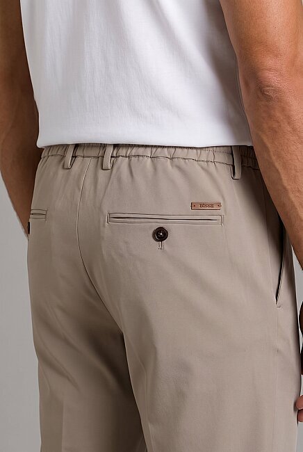 Bej Jogger İpli̇ Pantolon Spor (2)
