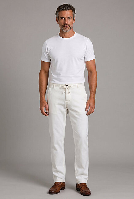 Ekru Jogger İpli̇ Spor Pantolon (4)