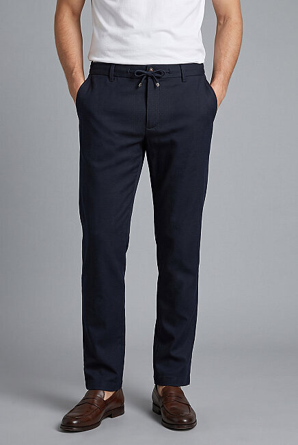 Lacivert Jogger İpli̇ Spor Pantolon