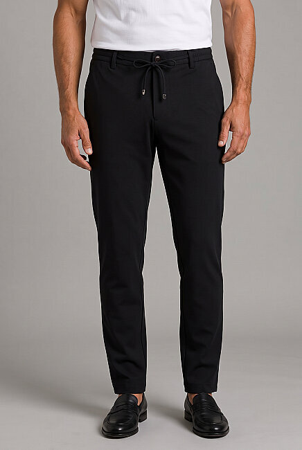 Siyah Jogger İpli̇ Spor Pantolon 