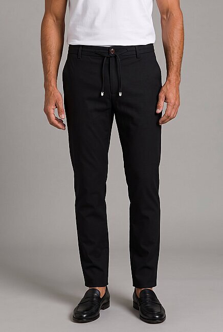 Siyah Jogger İpli̇ Pantolon Spor