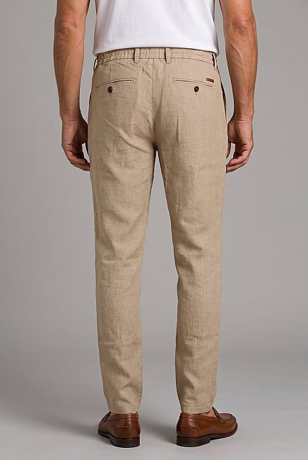Camel Keten Jogger İpli̇ Pantolon Spor (1)