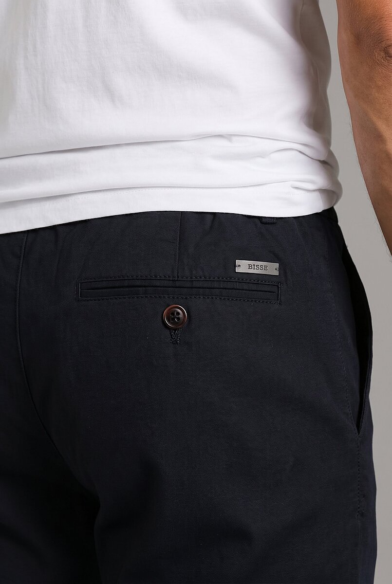 Lacivert Keten Jogger İpli̇ Pantolon Spor - 3