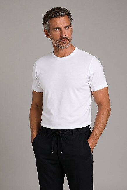 Siyah Keten Jogger İpli̇ Pantolon Spor (4)