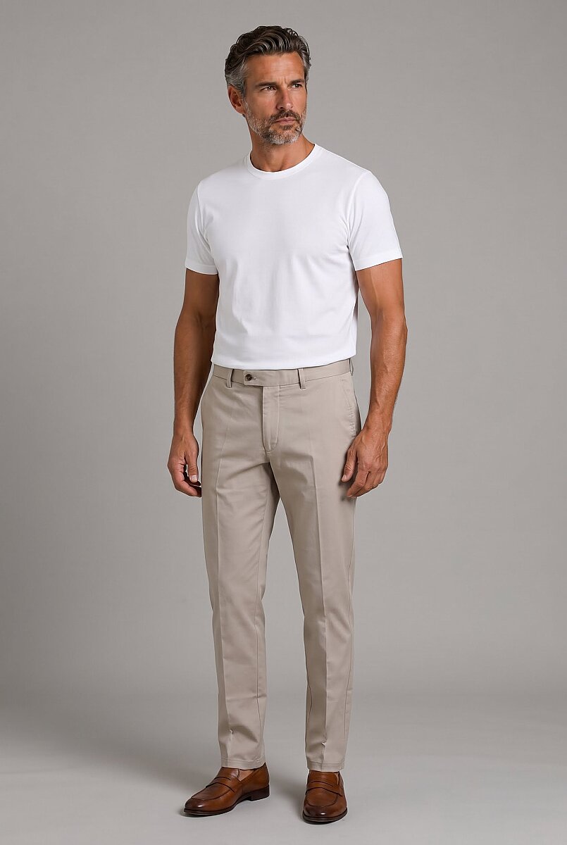 Bej Jogger Spor Pantolon - 5