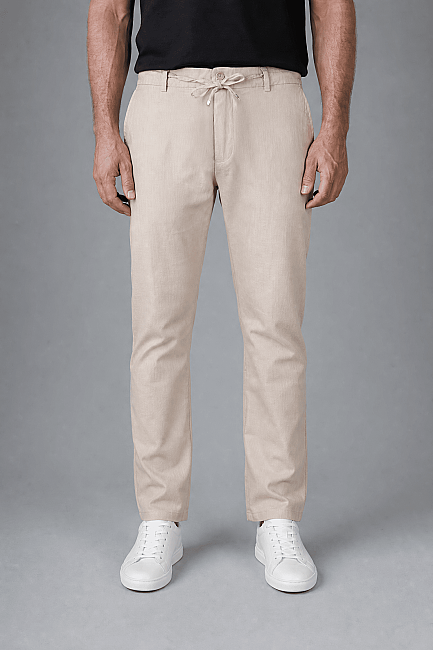 Bej Jogger 4 Cep Pantolon 