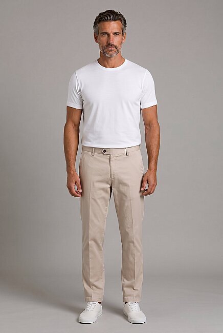 Bej Jogger Pantolon Spor - 5