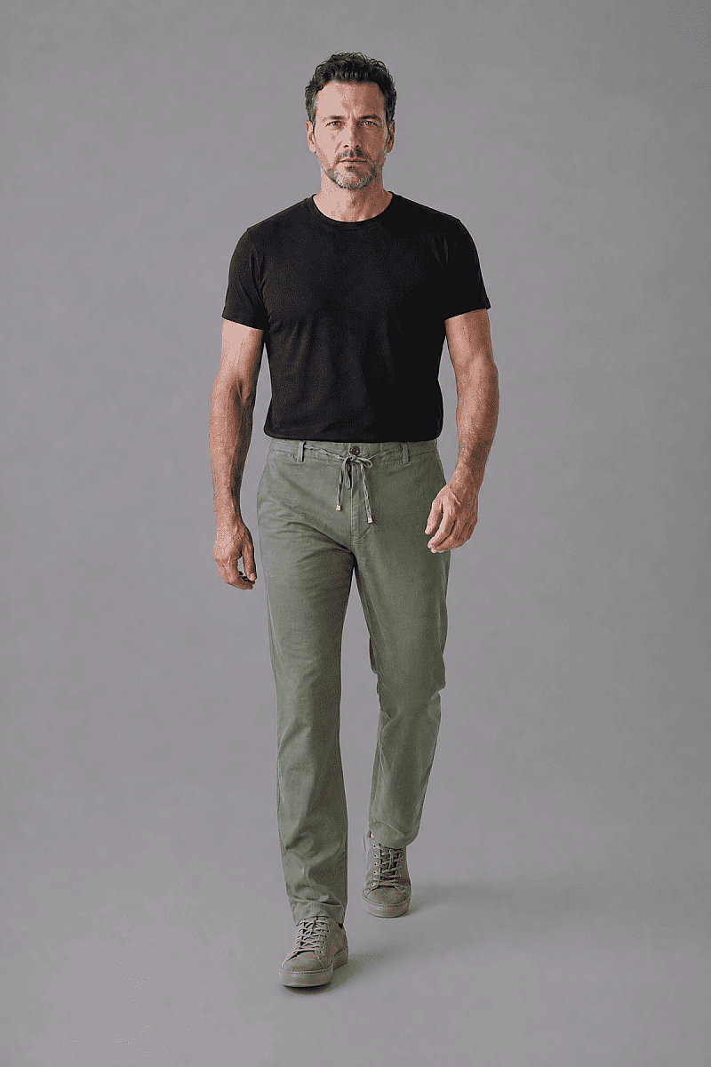 Haki Jogger 4 Cep Pantolon - 3