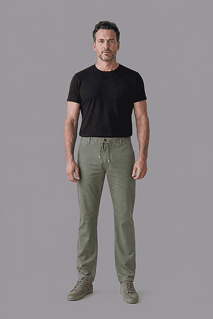 Haki Jogger 4 Cep Pantolon - 6