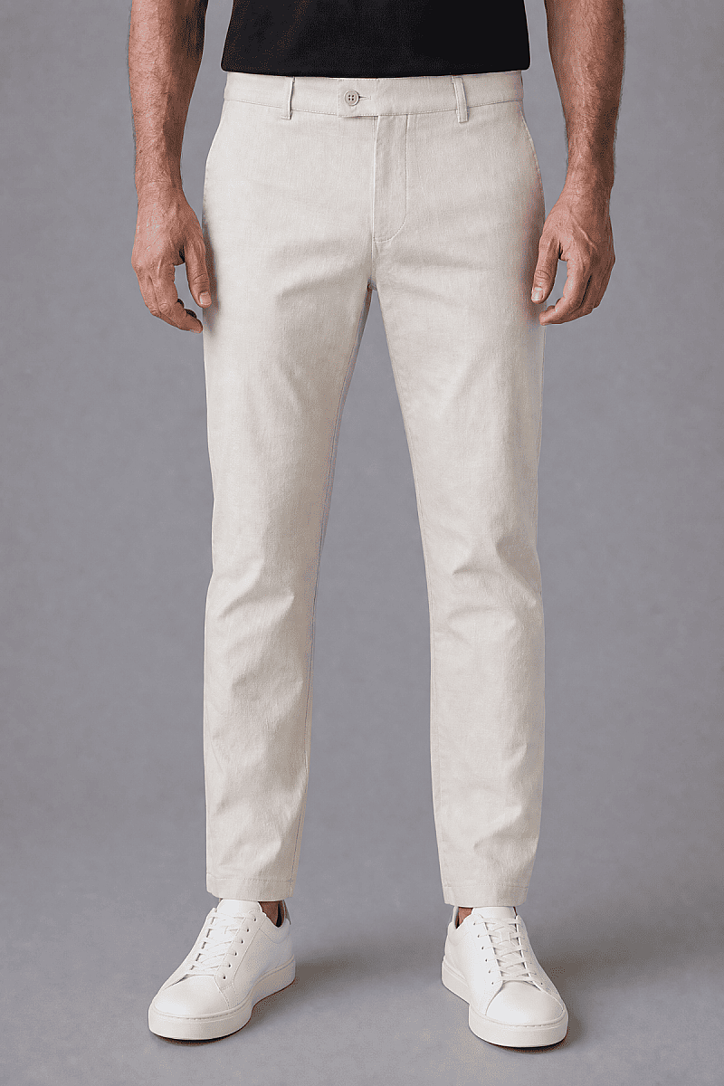 Koyu Bej Jogger 4 Cep Pantolon - 1