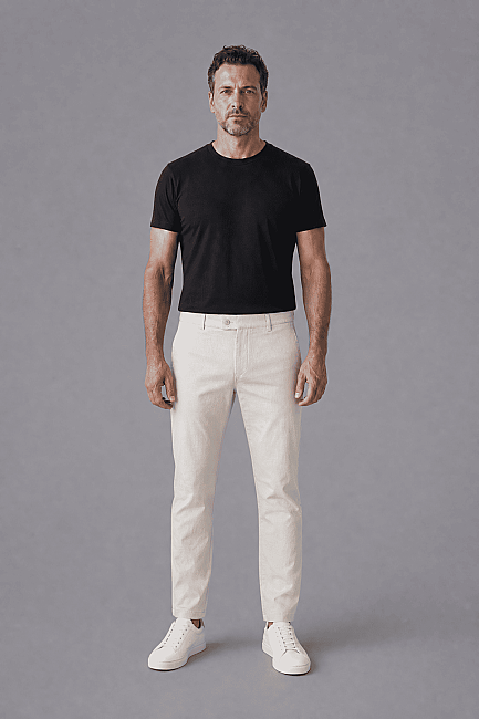Koyu Bej Jogger 4 Cep Pantolon - 6