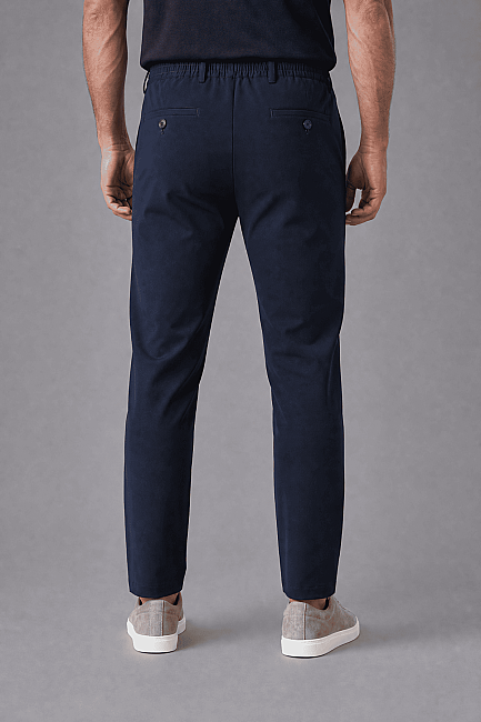 Koyu lacivert Jogger 4 Cep Pantolon - 2