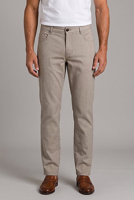 Bej Jogger Spor Pantolon