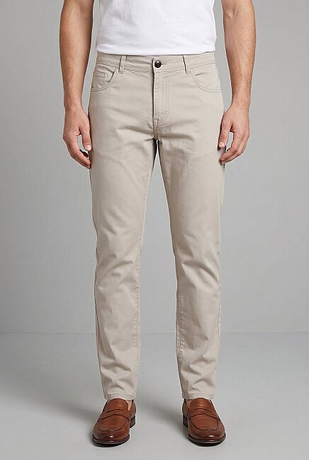 Bej Jogger Spor Pantolon