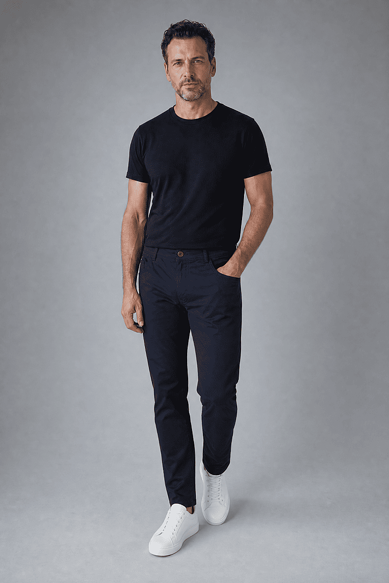 Lacivert Jogger Spor Pantolon - 5