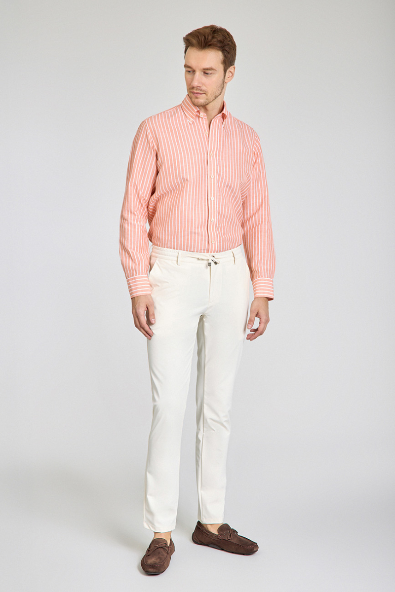 Jogger Cepli Ekru Spor Erkek Pantolon - 2