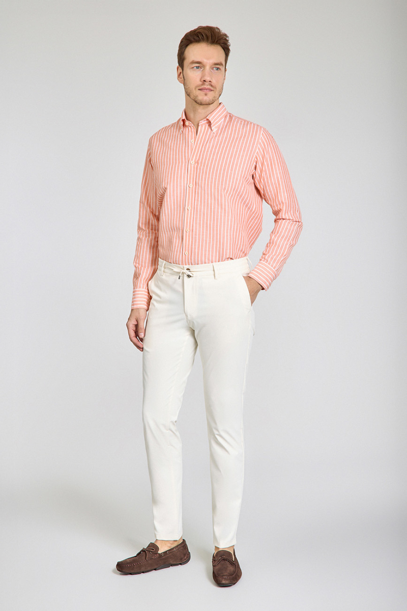 Jogger Cepli Ekru Spor Erkek Pantolon - 3