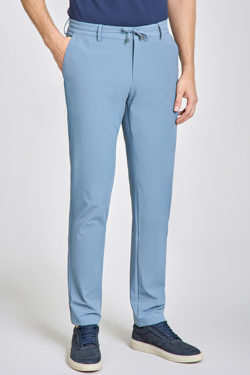 Jogger Cepli Mavi Spor Erkek Pantolon - 4