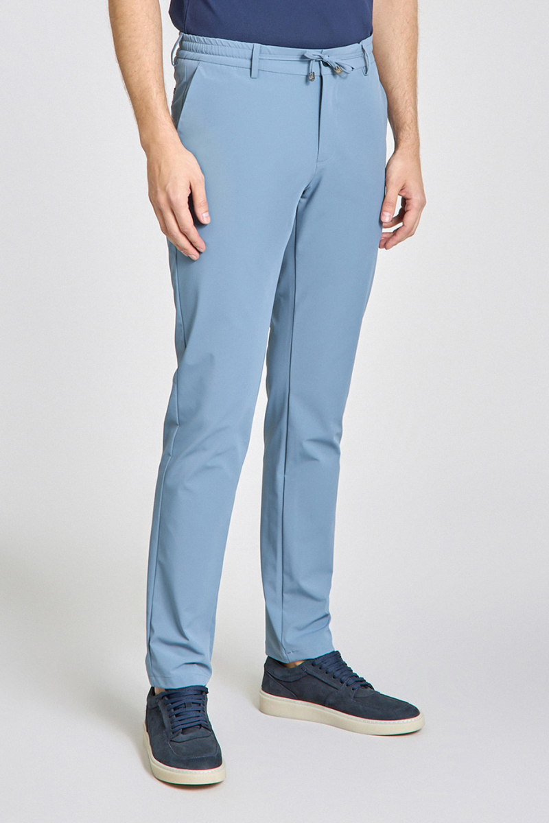 Jogger Cepli Mavi Spor Erkek Pantolon - 5