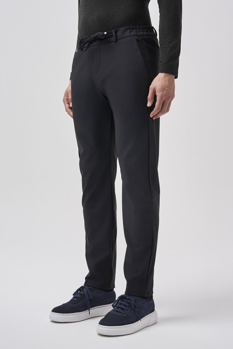 Bisse Studio Erkek Jogger Spor Pantolon Siyah - 2