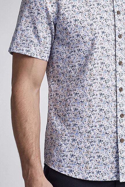 KISA KOL PAŞA YAKA CEPSİZ GÖMLEK Mavi (3)