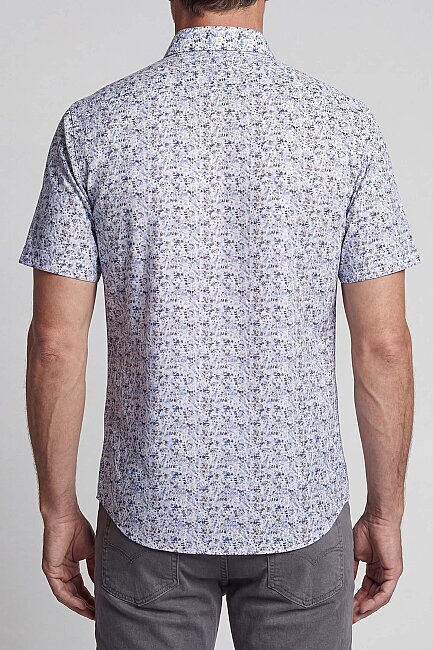 KISA KOL PAŞA YAKA CEPSİZ GÖMLEK Mavi (1)