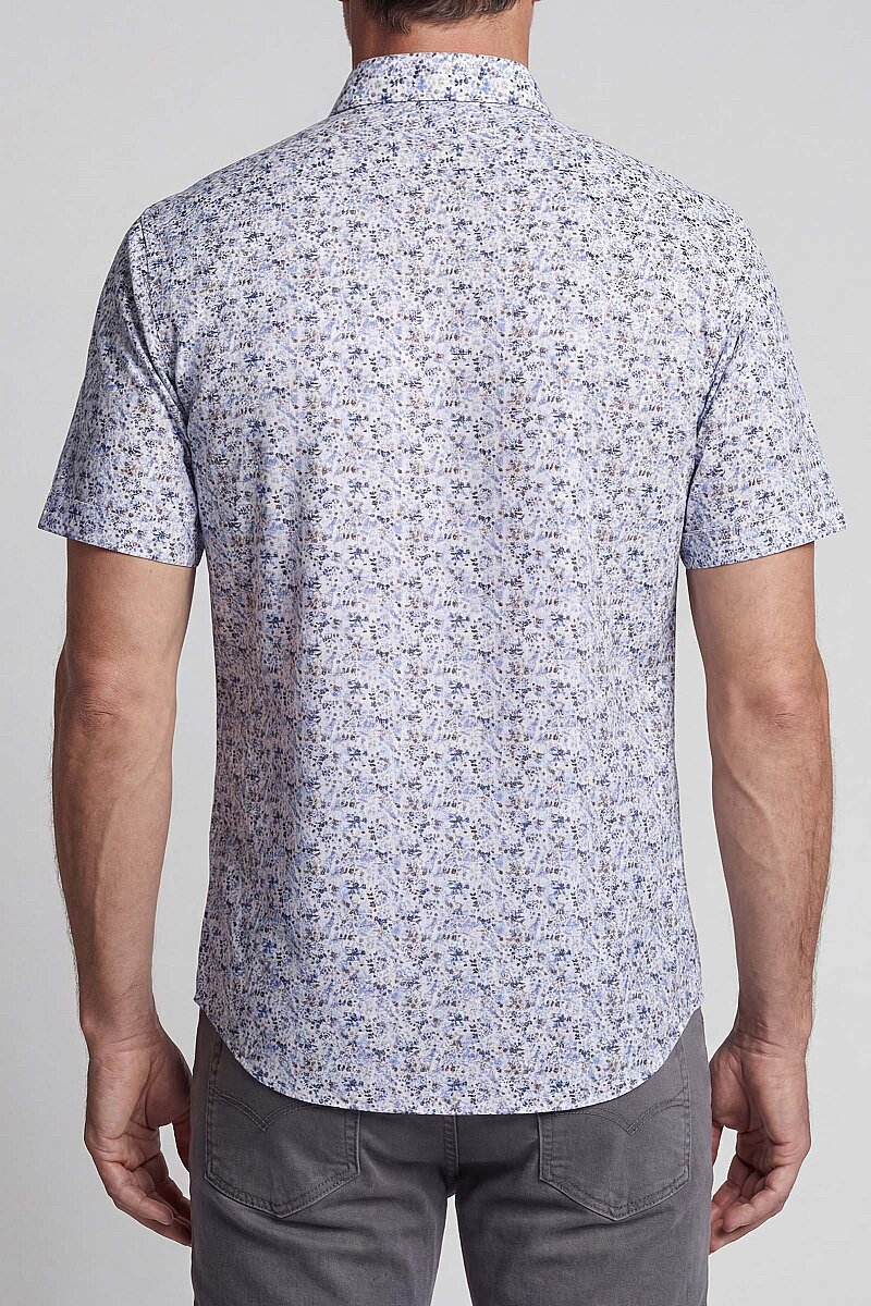 KISA KOL PAŞA YAKA CEPSİZ GÖMLEK Mavi (1)