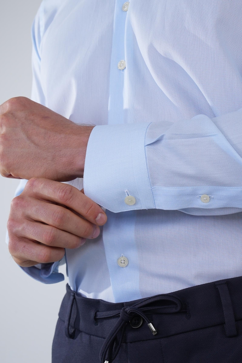 U.KOL PALBDK GÖMLEK Mavi - 4