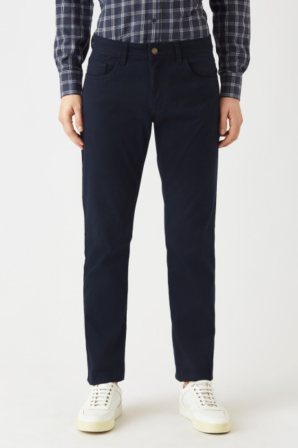 Lacivert 5 Cepli Spor Erkek Pantolon 