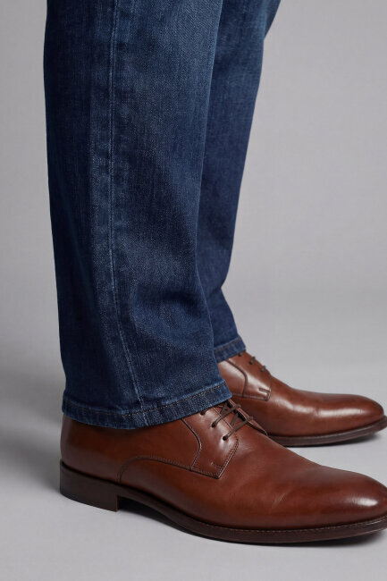 Lacivert Denim Pamuklu 5 Cepli Erkek Pantolon - 3