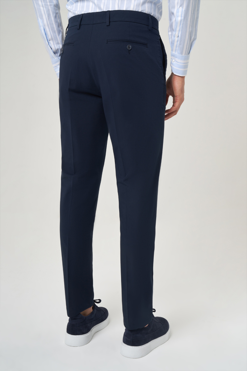 Lacivert Pamuk 4 Cepli Spor Erkek Pantolon - 2