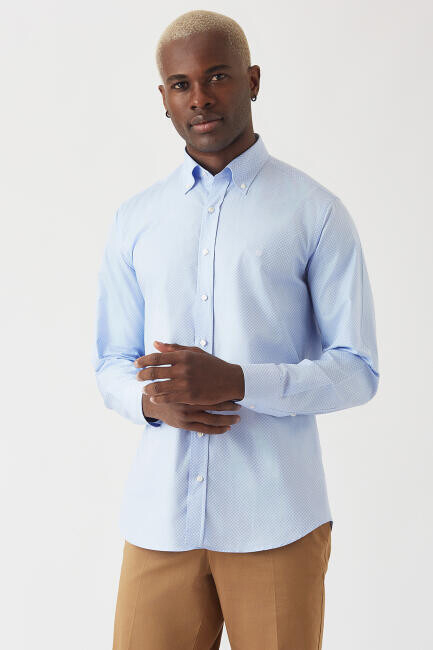 Mavi Spor Uzun Kollu Regular Fit Erkek Gömlek - 4