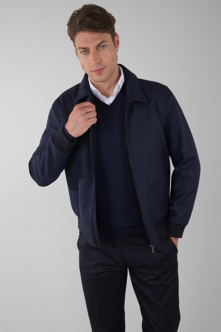 MN 24006 KAŞE KISA MONT A.lacivert - 1