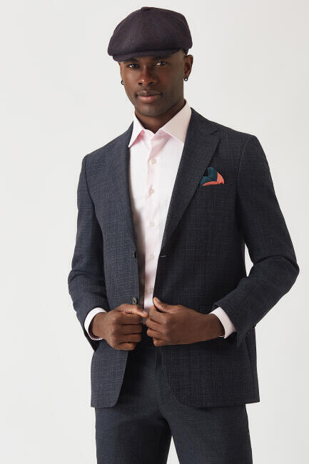 Modern Fit Pembe Klasik C Yaka Erkek Gömlek - 4