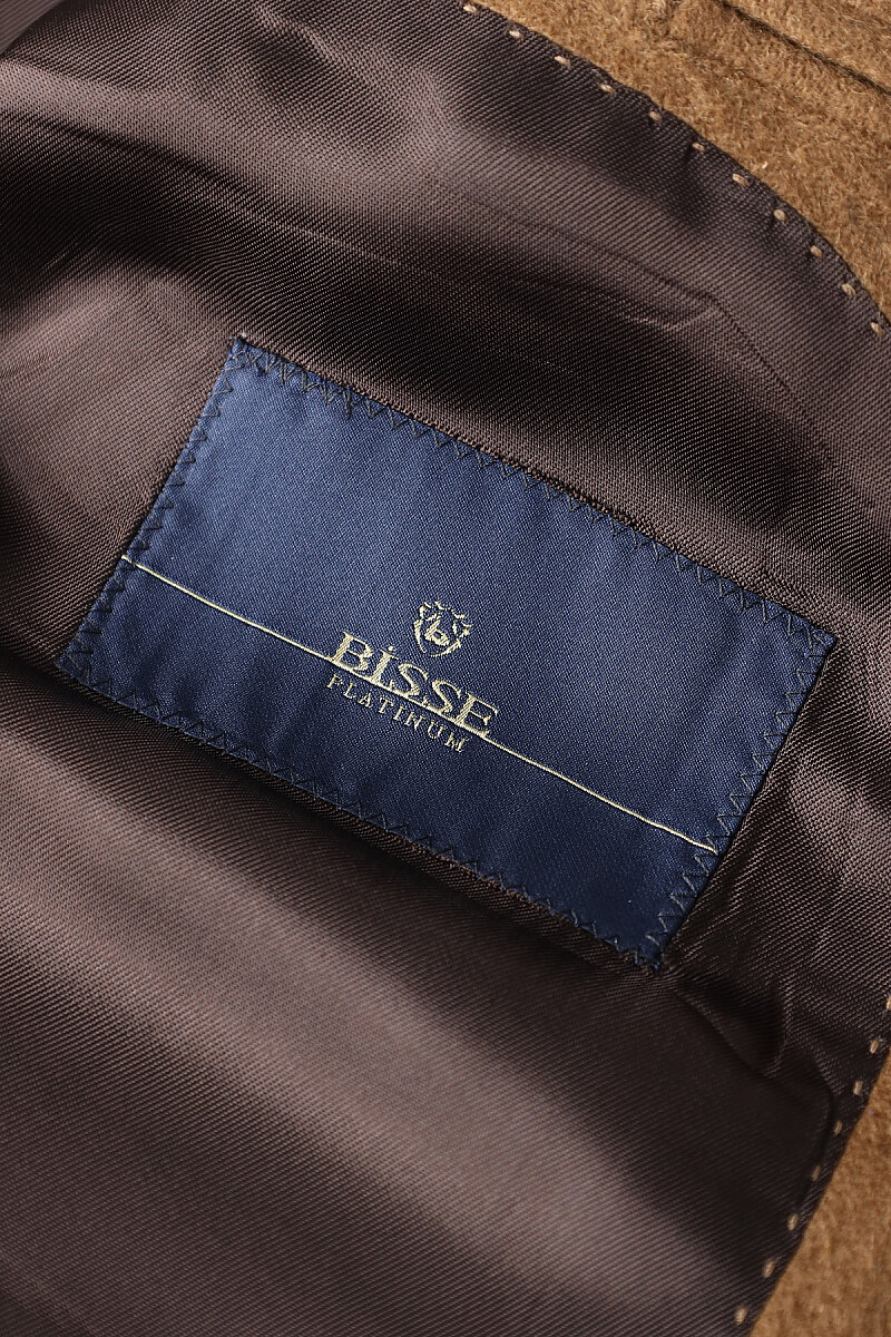 Camel Süet Dokulu Düğmeli Blazer Ceket - 4