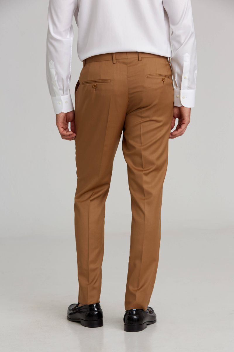 Oranj Yün Dokuma Klasik Erkek Pantolon - 2