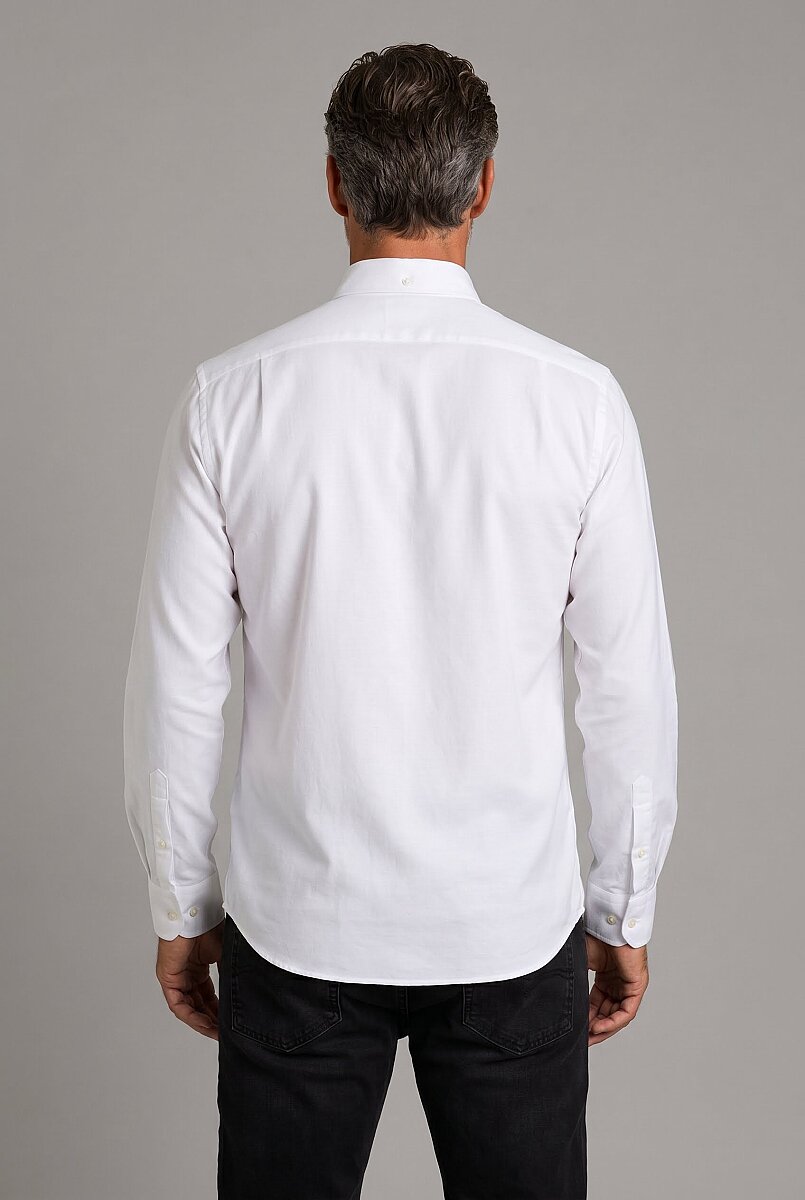 BeYaz Grubu Regular Fit Pamuk Oxford Spor Gömlek - 2